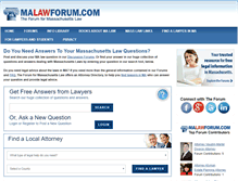 Tablet Screenshot of malawforum.com